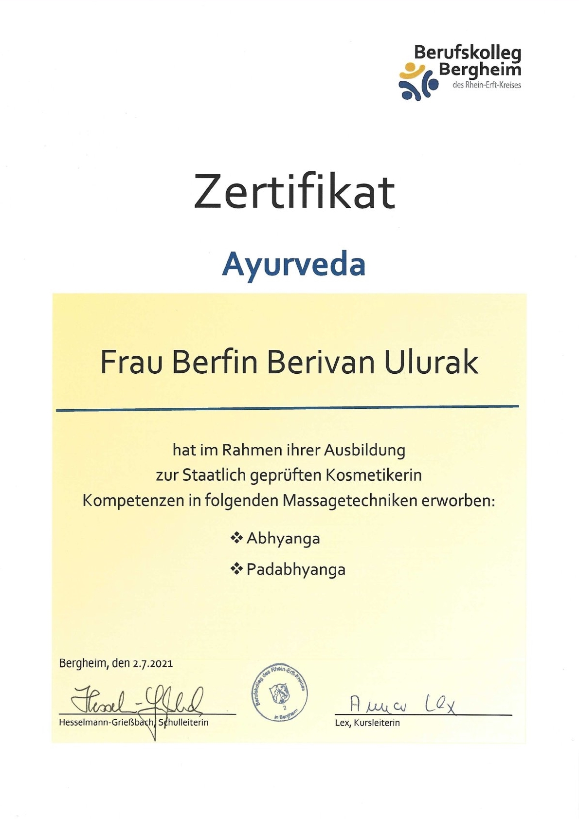 Zertifikat